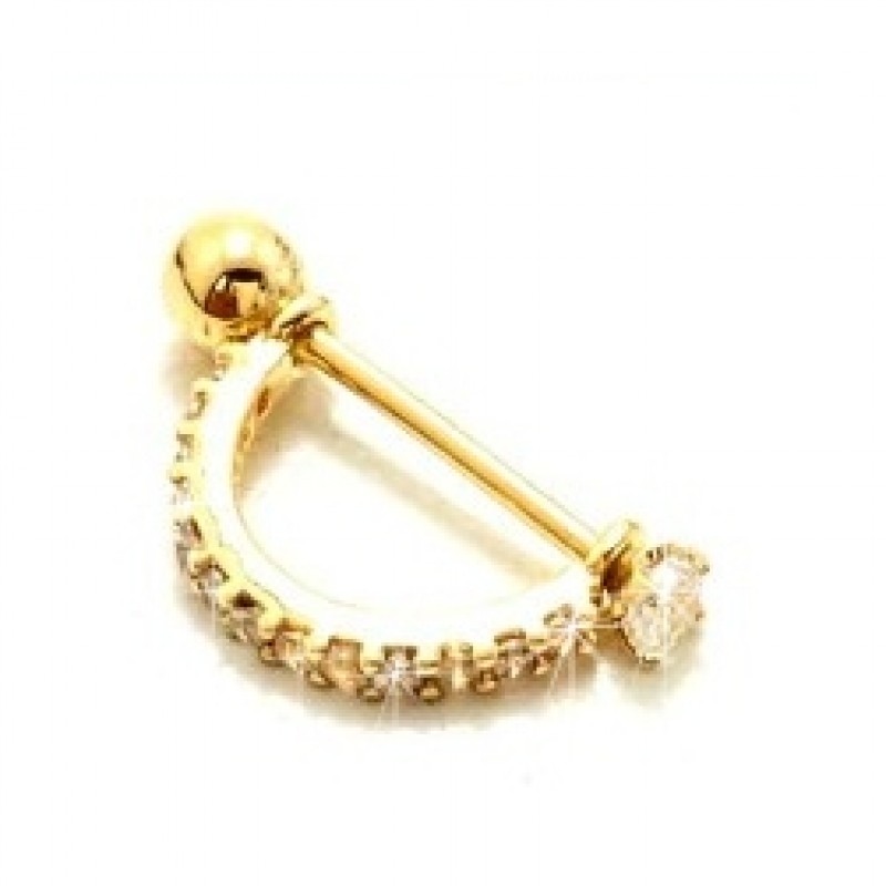 Piercing com Zircônias