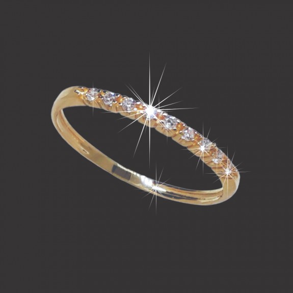 Anel de Ouro 18K   código 31305