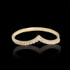 Anel de Ouro 18K   com Zircônias código 31370