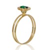 Anel de Ouro 18K   com Zircônias código 31373