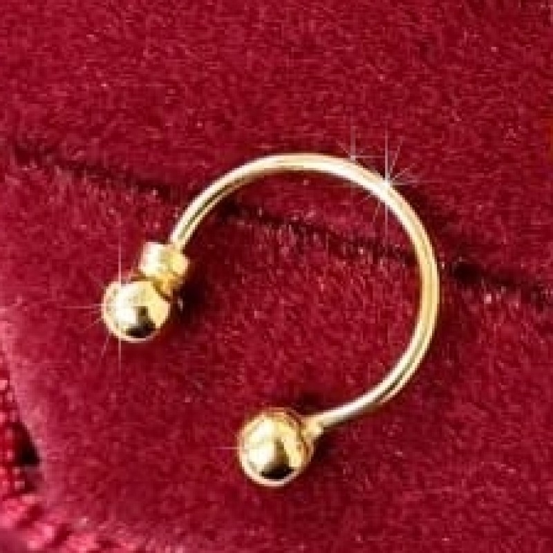 Piercing Meia Argola Bolinhas