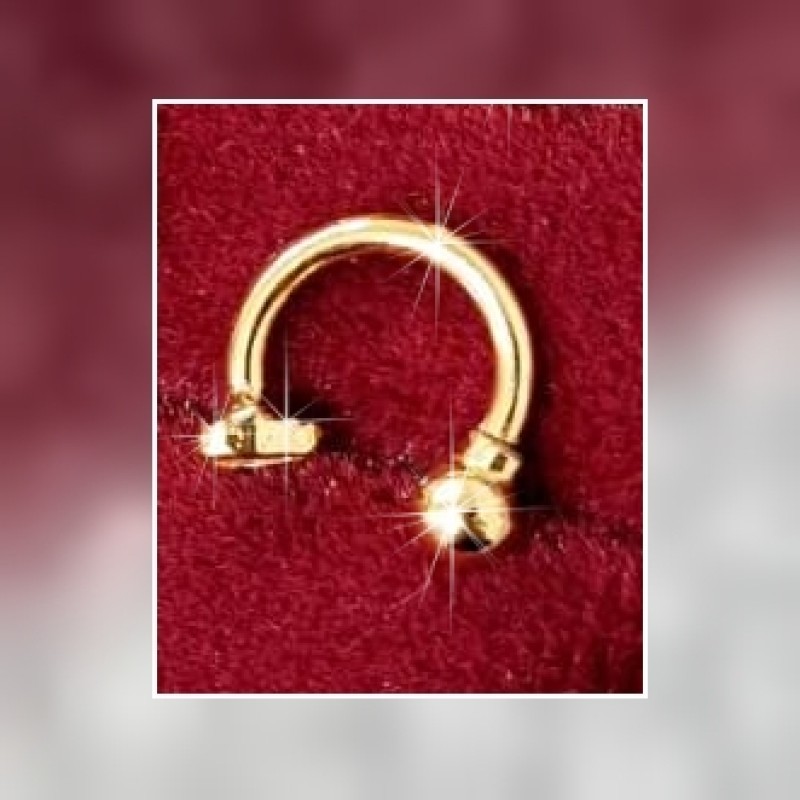 Piercing Meia Argola Coração