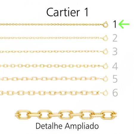 Corrente de Ouro 18K  Cartier n.1