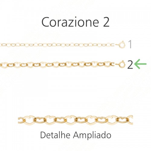 Corrente de Ouro 18K  Corazione n.2