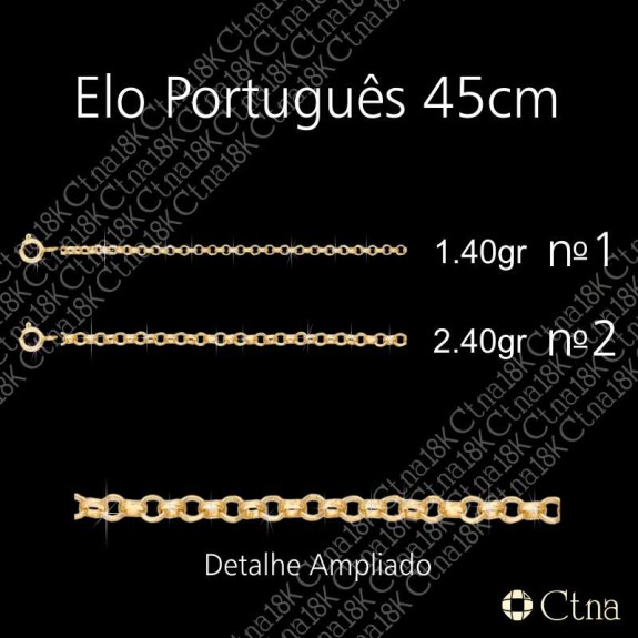 Corrente 45cm Elo Português