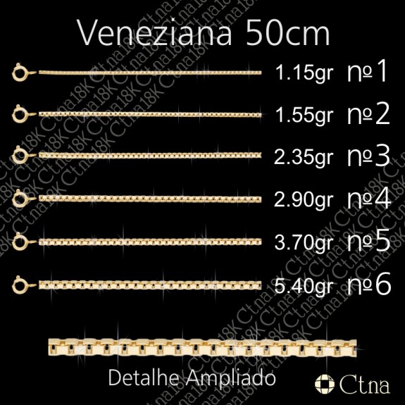 Corrente 50cm Veneziana