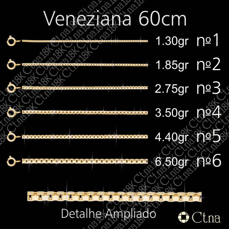 Corrente 60cm Veneziana