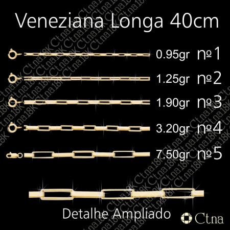 Corrente 40cm Veneziana Longa