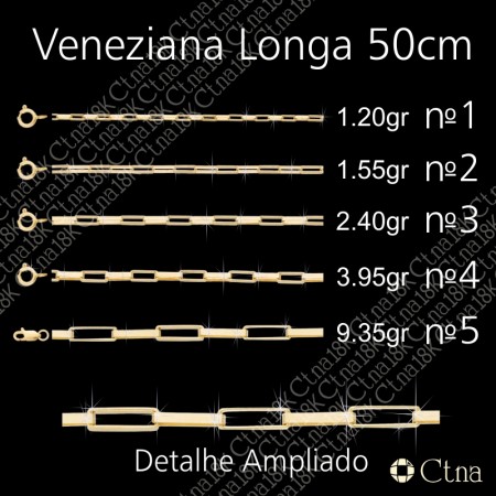 Corrente 50cm Veneziana Longa