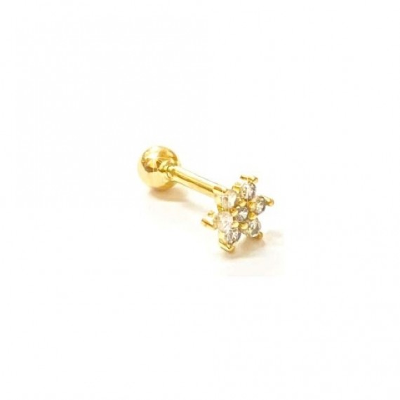 Piercing Zircônias Flor