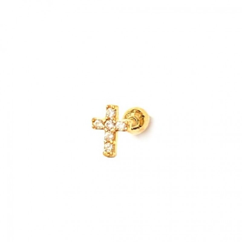 Piercing Cruz Zircônias
