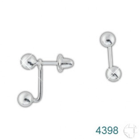 Brinco de Prata   código: 4398
