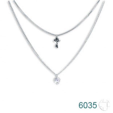 Gargantilha de Prata   código: 6035