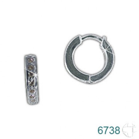 Brinco de Prata   código: 6738