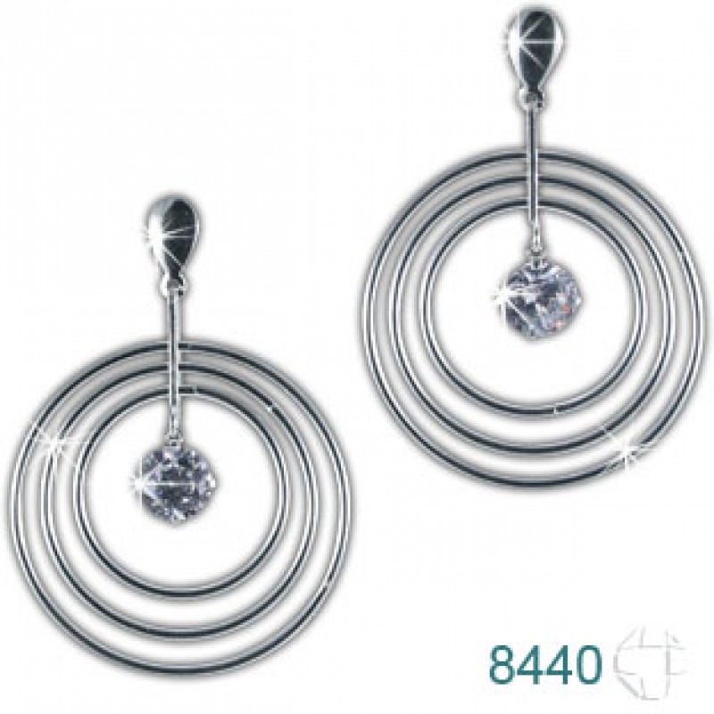 Brinco de Prata   código: 8440