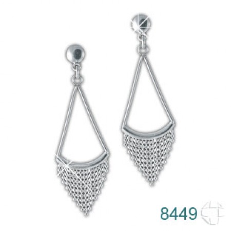 Brinco de Prata   código: 8449