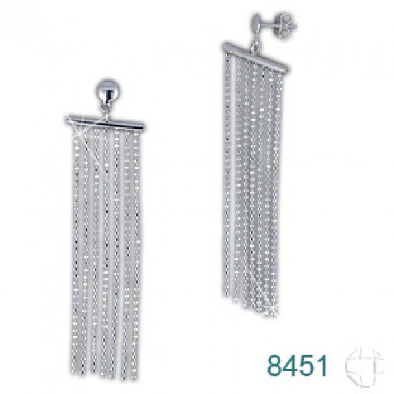 Brinco de Prata   código: 8451