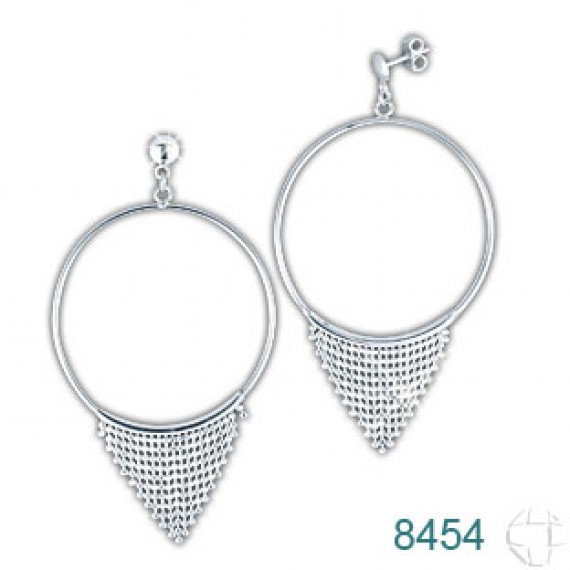 Brinco de Prata   código: 8454