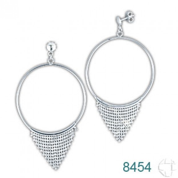 Brinco de Prata   código: 8454