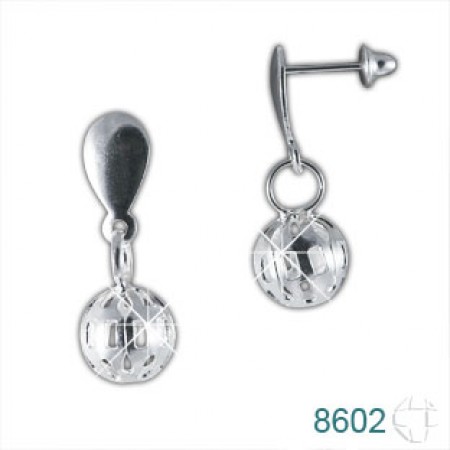 Brinco de Prata   código: 8602