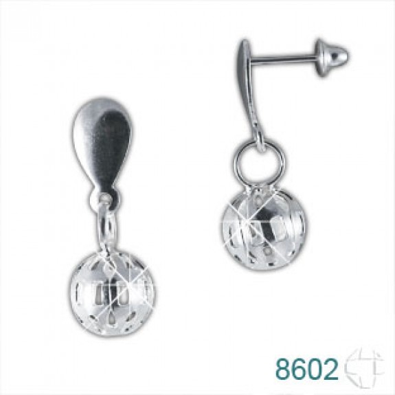 Brinco de Prata   código: 8602