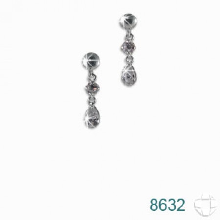 Brinco de Prata   código: 8632
