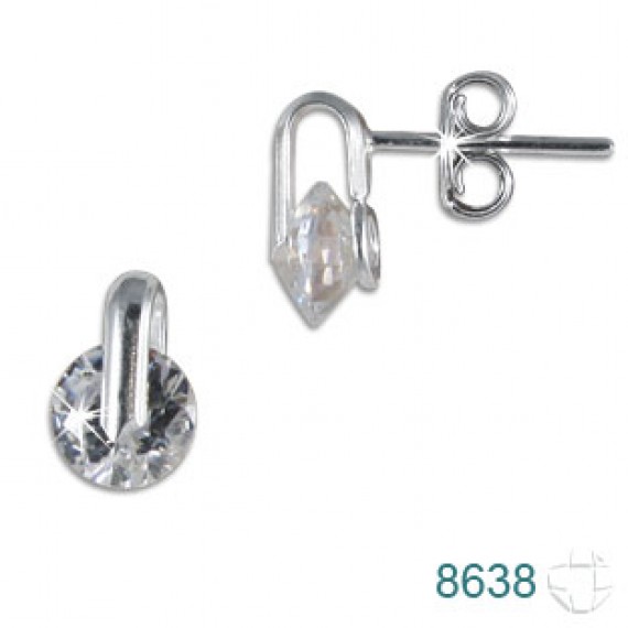 Brinco de Prata   código: 8638