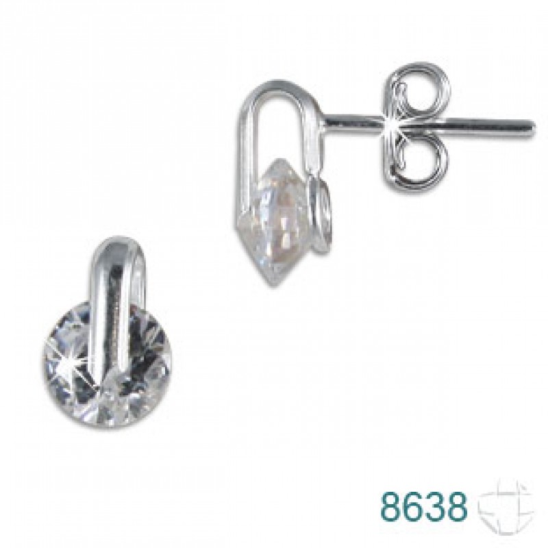 Brinco de Prata   código: 8638
