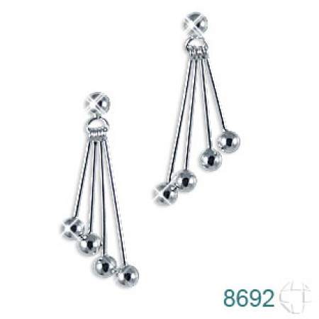Brinco de Prata   código: 8692