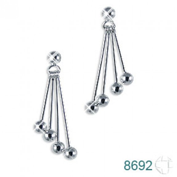 Brinco de Prata   código: 8692