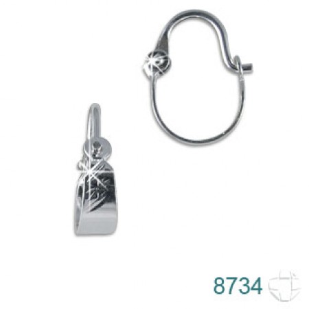 Brinco de Prata   código: 8734