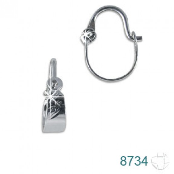 Brinco de Prata   código: 8734