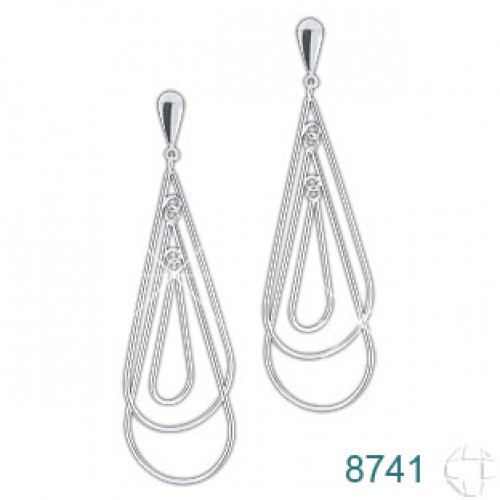 Brinco de Prata   código: 8741