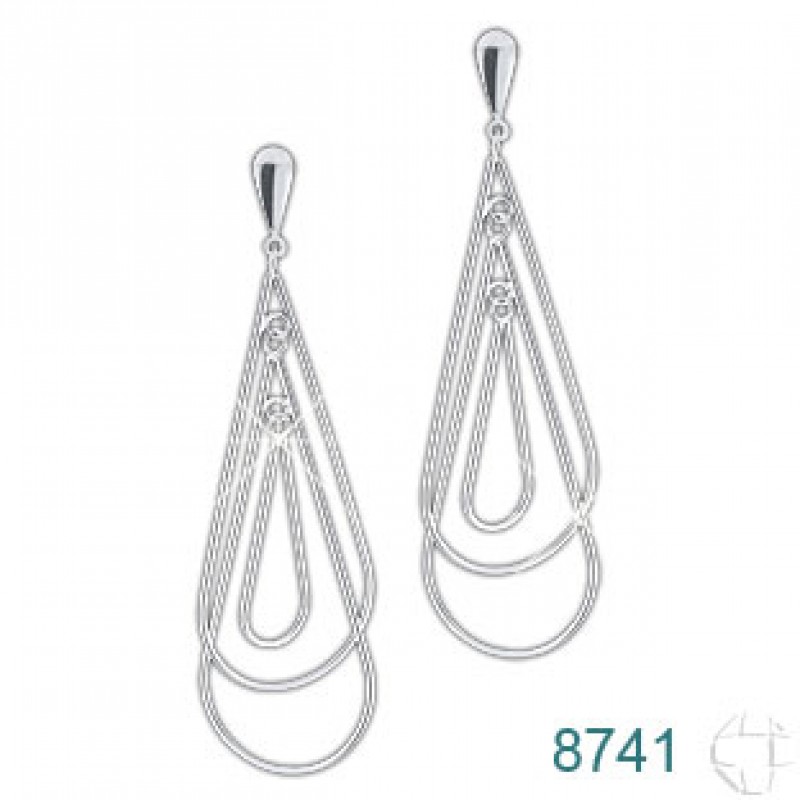 Brinco de Prata   código: 8741