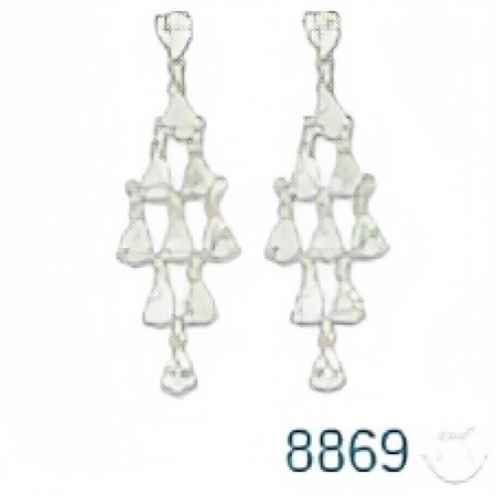 Brinco de Prata   código: 8869