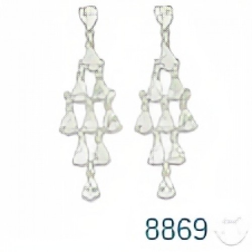 Brinco de Prata   código: 8869