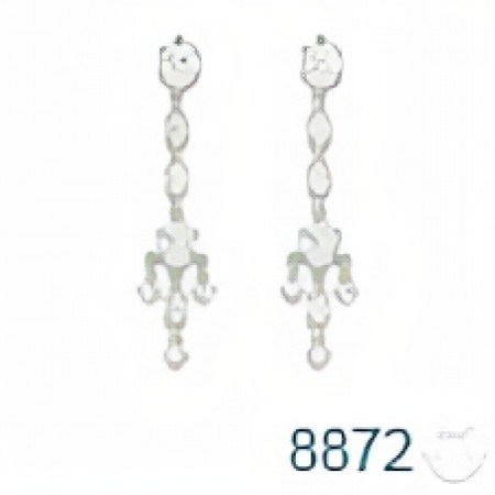 Brinco de Prata   código: 8872