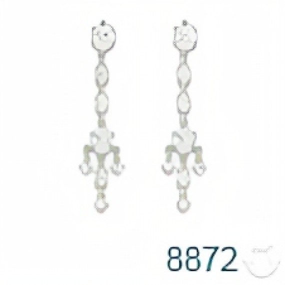 Brinco de Prata   código: 8872